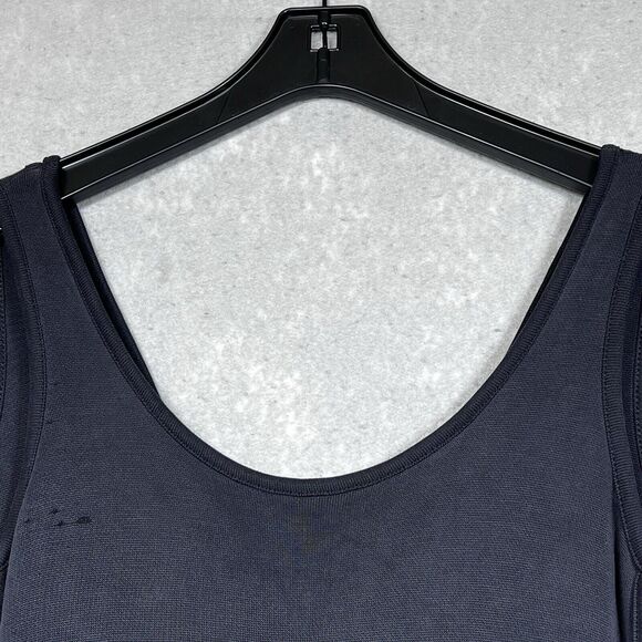 Athleta Serenity Romper Womens Size XS Black Sleeveless Strappy Cutout Back - Picture 2 of 14